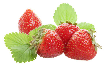 Strawberries closeup