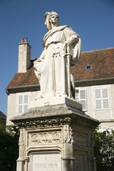 Fototapeta na wymiar Statue de Jacques Coeur, Bourges, France