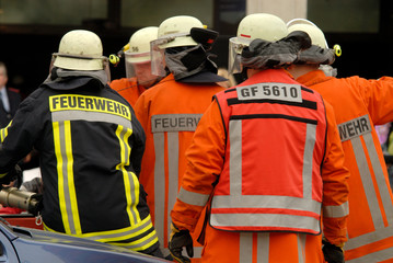Fototapeta premium Feuerwehrmänner