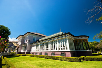 Fototapeta na wymiar historical building in thailand palace