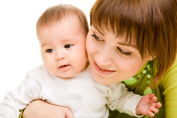 Baby and mother