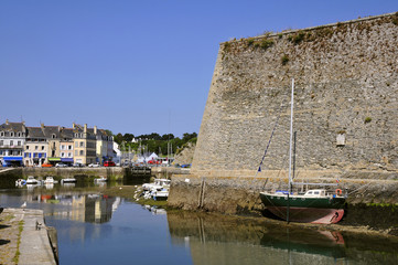 Port et citadelle Vauban de Le Palais à Belle Ile en France