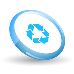 Recycle symbol. Vector icon.
