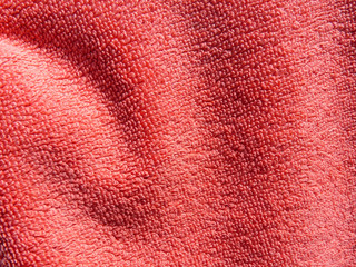 red towel textile