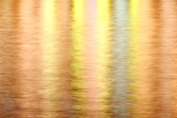 reflexion of the night city lights