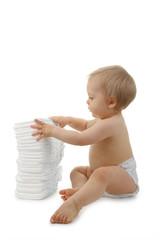 bébé et couche