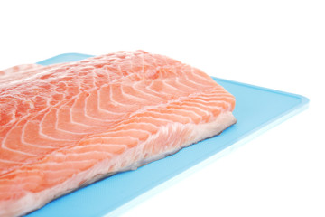 piece of big salmon fillet