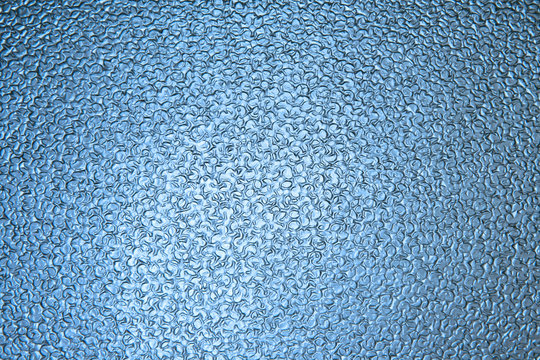 Seamless clear Light Blue Glass block texture in Bathroom