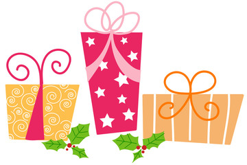 Regali colorati per Natale