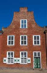 Fototapeta na wymiar A house in the dutch quarter