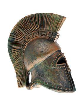Greek helmet.