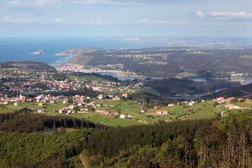 Coast villages in Asturias, Spain