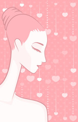 Portrait of beautiful young girl