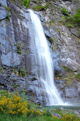 Fototapeta premium smooth waterfall