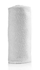 white cotton towel