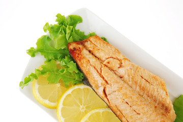 salmon steak