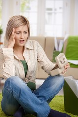 Obraz premium Woman with problems