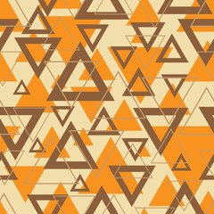 Seamless Geometric Background - Triangles