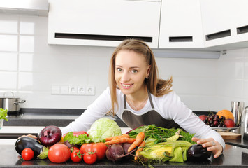 Woman cooking