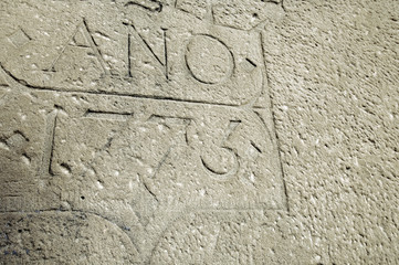 1773 inscription