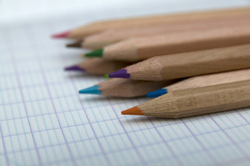 Obraz premium crayons de couleur écologiques