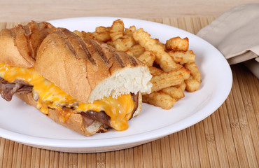 Roast Beef and Cheese Sandwich