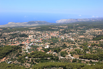 Fototapeta na wymiar Overview on Zakynthos island