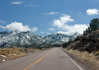 Backroad near Madrid, New Mexico