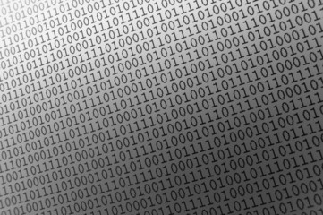 binary code black and white