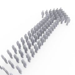 Fototapeta premium Conceptual image of teamwork