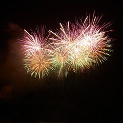 Colorful fireworks