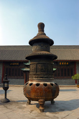 Ancient Chinese incense burner © birdmanphoto