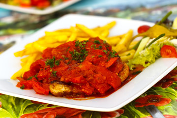 Kotelett mit Grill Paprika,ungarisch