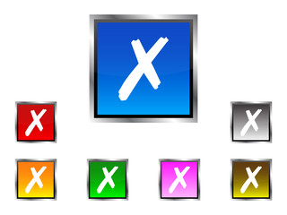 Fototapeta premium rejected buttons