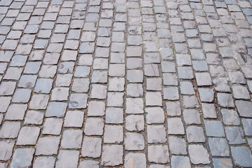 The brick street for the background