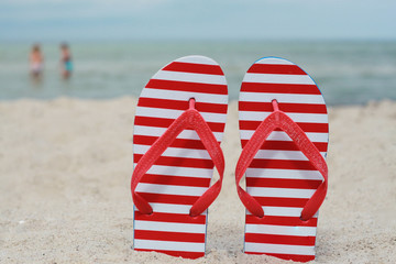 Naklejka premium Flip Flop