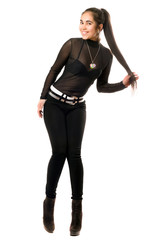 Fototapeta premium Beautiful young brunette