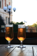 beer in restaurant