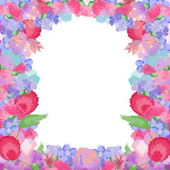 Framework from florets