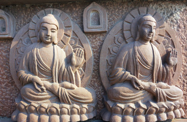 Stone Buddha Statue © birdmanphoto
