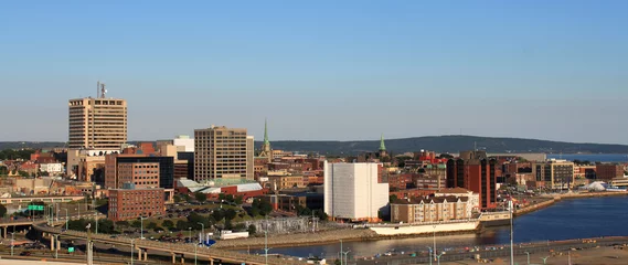 Fototapeten City panorama of Saint John, New Brunswick © GVictoria