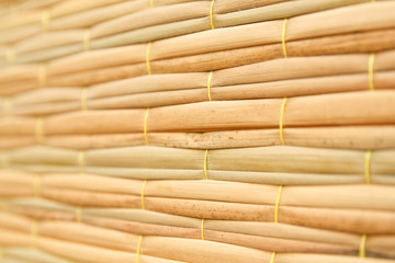 Weave pattern of reed mat