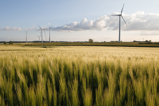 Windkraftanlagen in der Uckermark - Deutschland