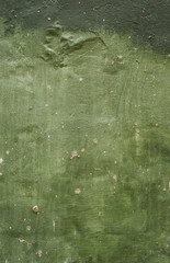 green grunge worn concrete wall