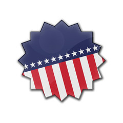 Estrella brillante barras y estrellas