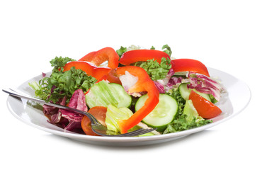salad with vegetables