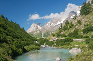 Dora stream - Dora in Val Veny