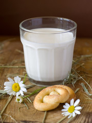 Glass of milk