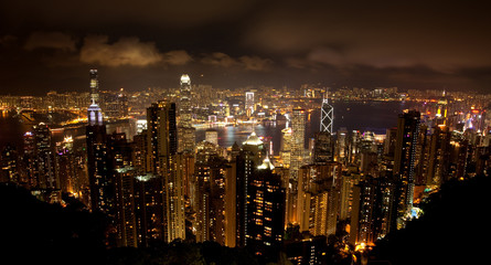 Obraz premium Hongkong Nachts