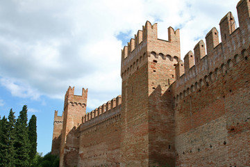 Fototapeta premium Mura del Castello di Gradara